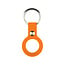 Case2go Apple Airtag-sleutelhanger - Siliconen AirTag Hoesje - AirTag Apple Case - Met Keychain - Oranje