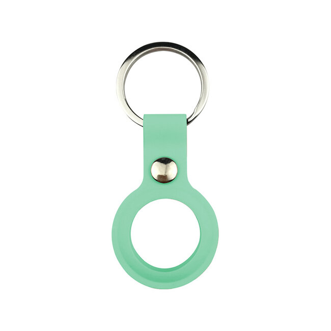 Apple Airtag-sleutelhanger - Siliconen AirTag Hoesje - AirTag Apple Case - Met Keychain - Mint