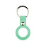 Case2go Apple Airtag-sleutelhanger - Siliconen AirTag Hoesje - AirTag Apple Case - Met Keychain - Mint