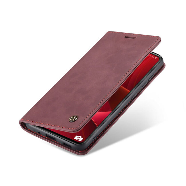 CaseMe - Samsung Galaxy S20 FE Hoesje - Wallet Book Case - Magneetsluiting - Rood