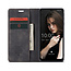 CaseMe - Samsung Galaxy A12 Hoesje - Wallet Book Case - Magneetsluiting - Zwart