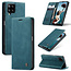 CaseMe CaseMe - Samsung Galaxy A12 Hoesje - Wallet Book Case - Magneetsluiting - Blauw