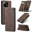 CaseMe - Xiaomi Mi 11 Hoesje - Wallet Book Case - Magneetsluiting - Donker bruin