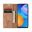 CaseMe - Huawei P Smart 2021 Hoesje - Wallet Book Case - Magneetsluiting - Licht bruin