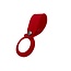 AirTag Siliconen Sleutelhanger - Apple AirTag Hanger - AirTag Hoesje - Rood