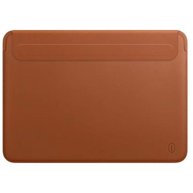 WIWU Skin Pro II - MacBook Sleeve - 13.3  inch - PU leer - Bruin