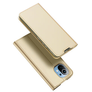 Dux Ducis Xiaomi Mi 11 hoesje - Dux Ducis Skin Pro Book Case - Goud