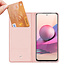 Xiaomi Redmi Note 10 hoesje - Dux Ducis Skin Pro Book Case - Rose Goud