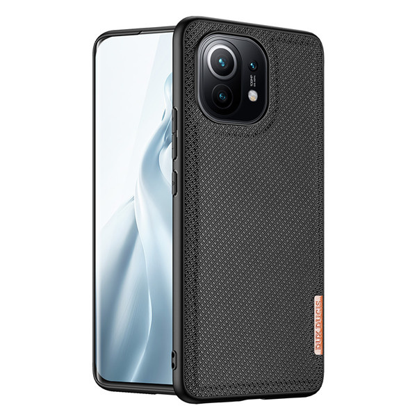 Dux Ducis - Xiaomi Mi 11 hoesje - Fino Series - Back Cover - Zwart afbeelding