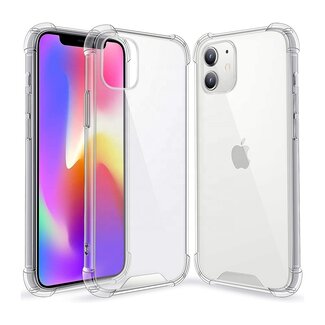 Case2go Apple iPhone 11 Pro Hoesje - Clear Hard PC Case - Siliconen Back Cover - Shock Proof TPU - Transparant