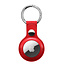 Apple Airtag-sleutelhanger - PU Leren AirTag Hanger - AirTag Apple Hoesje - Rood