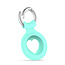 Apple Airtag-sleutelhanger - Siliconen  AirTag Hanger met Hartje - AirTag Apple Hoesje - Turquoise