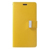 Samsung Galaxy S20 Hoesje - Goospery Rich Diary Case - Hoesje met Pasjeshouder - Geel