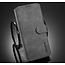 CaseMe - Samsung Galaxy A02s Hoesje - Met Magnetische Sluiting - Ming Serie - Leren Book Case -Grijs