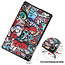 Case2go - Hoes voor de Samsung Galaxy Tab A7 Lite (2021) - Tri-Fold Book Case - Graffiti