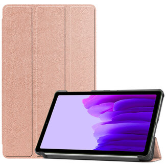 Case2go Samsung Galaxy Tab A7 Lite (2021) hoes - Tri-Fold Book Case - Rosé Goud