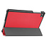 Case2go - Hoes voor de Samsung Galaxy Tab A7 Lite (2021) - Tri-Fold Book Case - Rood