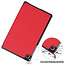 Case2go - Hoes voor de Samsung Galaxy Tab A7 Lite (2021) - Tri-Fold Book Case - Rood