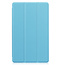 Case2go - Hoes voor de Samsung Galaxy Tab A7 Lite (2021) - Tri-Fold Book Case - Licht Blauw