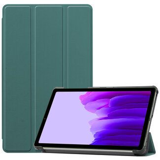 Case2go Samsung Galaxy Tab A7 Lite (2021) hoes - Tri-Fold Book Case - Donker Groen