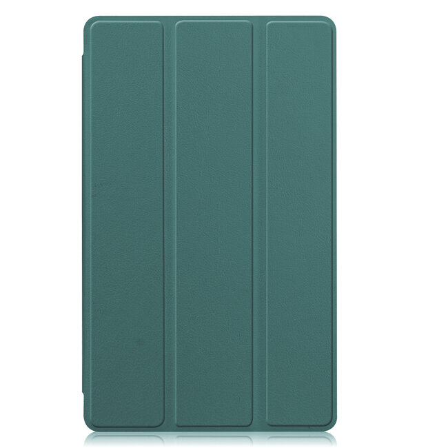 Case2go - Hoes voor de Samsung Galaxy Tab A7 Lite (2021) - Tri-Fold Book Case - Donker Groen