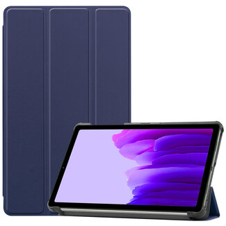 Case2go Samsung Galaxy Tab A7 Lite (2021) hoes - Tri-Fold Book Case - Donker Blauw