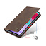 CaseMe - Samsung Galaxy A02s Hoesje - Wallet Book Caseac - Magneetsluiting - Donker Bruin