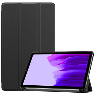 Case2go Samsung Galaxy Tab A7 Lite (2021) hoes - Tri-Fold Book Case - Zwart