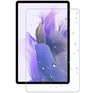 Case2go Samsung Galaxy Tab S7 FE - Tempered Glass Screenprotector - Case Friendly - Transparant