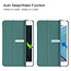 Case2go - Hoes voor de Apple iPad Mini 6 (2021) - Tri-Fold Book Case - Donker Groen