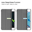 Case2go - Hoes voor de Apple iPad Mini 6 (2021) - Tri-Fold Book Case - Grijs