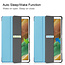 Case2go - Hoes voor de Samsung Galaxy Tab A7 Lite (2021) - 8.7 inch - TPU Tri-Fold Book Case - Licht Blauw