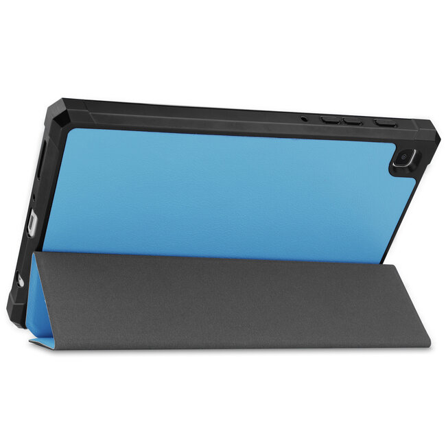 Case2go - Hoes voor de Samsung Galaxy Tab A7 Lite (2021) - 8.7 inch - TPU Tri-Fold Book Case - Licht Blauw