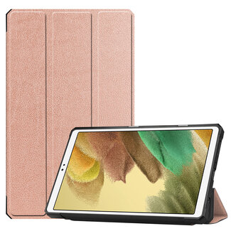 Case2go Samsung Galaxy Tab A7 Lite Hoes - 8.7 inch - TPU Tri-Fold Book Case - Rosé -Goud