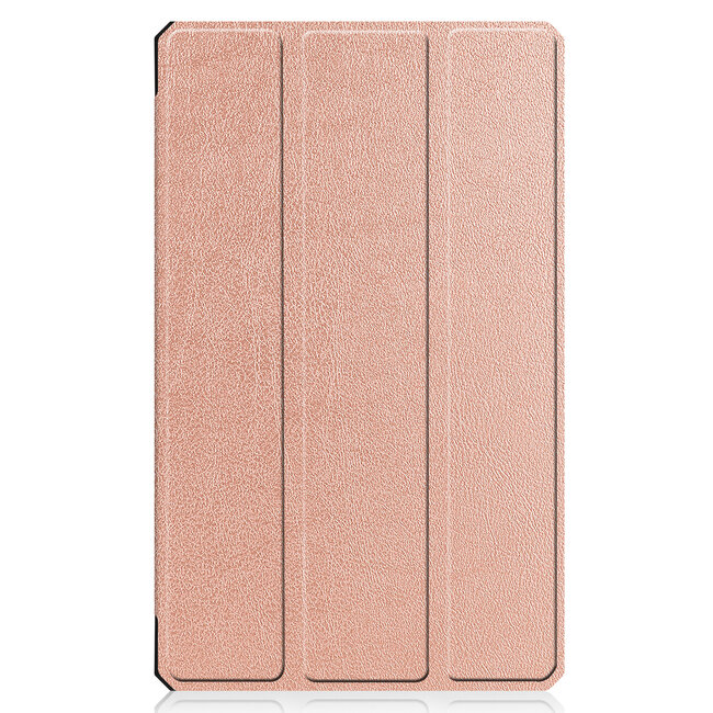 Case2go - Hoes voor de Samsung Galaxy Tab A7 Lite (2021) - 8.7 inch - TPU Tri-Fold Book Case - Rosé -Goud