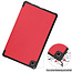 Case2go - Hoes voor de Samsung Galaxy Tab A7 Lite (2021) - 8.7 inch - TPU Tri-Fold Book Case - Rood