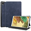 Case2go - Hoes voor Samsung Galaxy Tab A7 Lite - PU Leer Folio Book Case - Donker Blauw