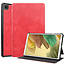 Case2go - Hoes voor Samsung Galaxy Tab A7 Lite - PU Leer Folio Book Case - Rood