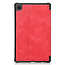 Case2go - Hoes voor Samsung Galaxy Tab A7 Lite - PU Leer Folio Book Case - Rood