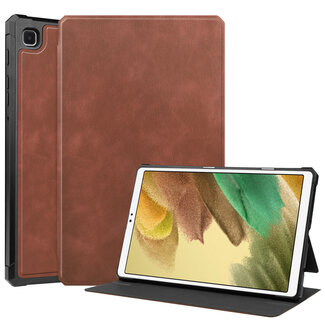 Case2go Samsung Galaxy Tab A7 Lite Hoes - PU Leer Folio Book Case - Bruin