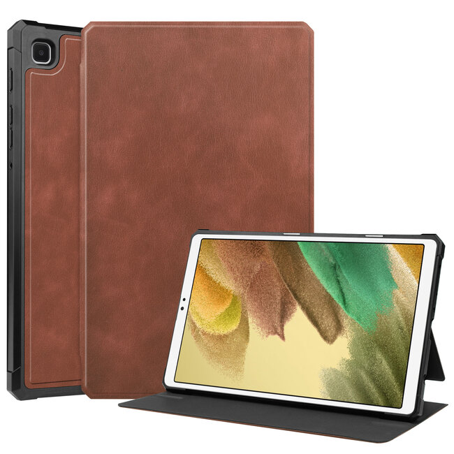 Case2go - Hoes voor Samsung Galaxy Tab A7 Lite - PU Leer Folio Book Case - Bruin
