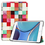 Case2go - Hoes voor de Apple iPad Mini 6 (2021) - Tri-Fold Book Case - Blocks