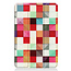 Case2go - Hoes voor de Apple iPad Mini 6 (2021) - Tri-Fold Book Case - Blocks