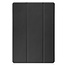 Case2go - Hoes voor de Samsung Galaxy Tab S7 FE - 12.4 inch - Tri-Fold Book Case - Met Pencil Houder - Zwart