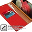 Samsung Galaxy S21 Ultra Hoesje - Mercury Canvas Diary Wallet Case - Hoesje met Pasjeshouder - Rood