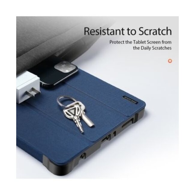 Samsung Galaxy Tab A7 Lite (2021)  Hoes - Dux Ducis Domo Book Case - Blauw