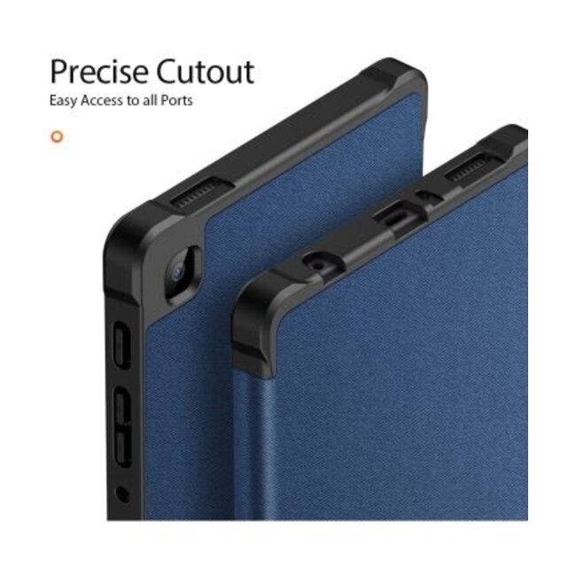 Samsung Galaxy Tab A7 Lite (2021)  Hoes - Dux Ducis Domo Book Case - Blauw