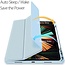 Apple iPad Pro 2021 (12.9 Inch)  Hoes - Dux Ducis Toby Tri-Fold Book Case - Blauw