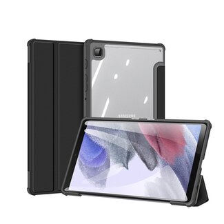 Dux Ducis Samsung Galaxy Tab A7 Lite (2021)  Hoes - Dux Ducis Toby Tri-Fold Book Case - Zwart