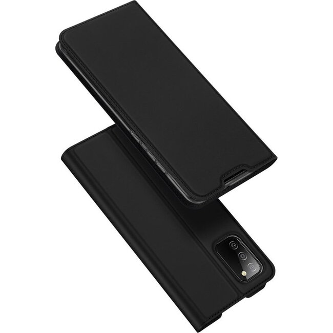 Samsung Galaxy A02s Hoesje - Dux Ducis Skin Pro Book Case - Zwart